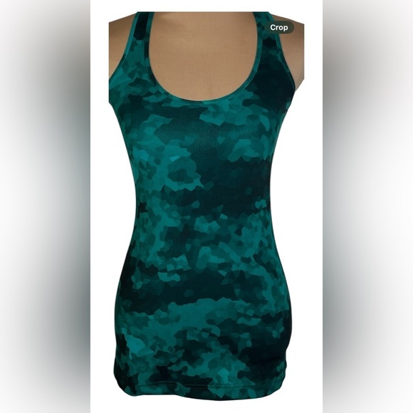 Lululemon Cool Racerback Clouded Dreams Cosmic Teal Multi Size 4 - Picture 8 of 11